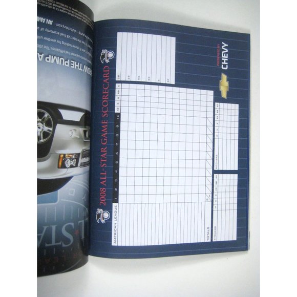 2008 Major League Baseball All Star Game Program Yankees Stadium Unscored - Picture 4 of 6